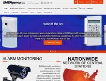 Tablet Screenshot of emergency24.com